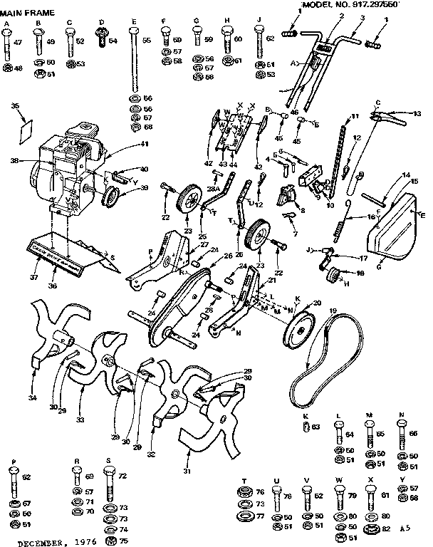 Craftsman 917297550 replacement parts diagram