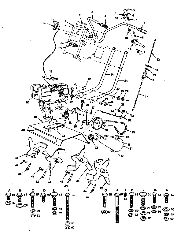 Craftsman 917298580 replacement parts diagram