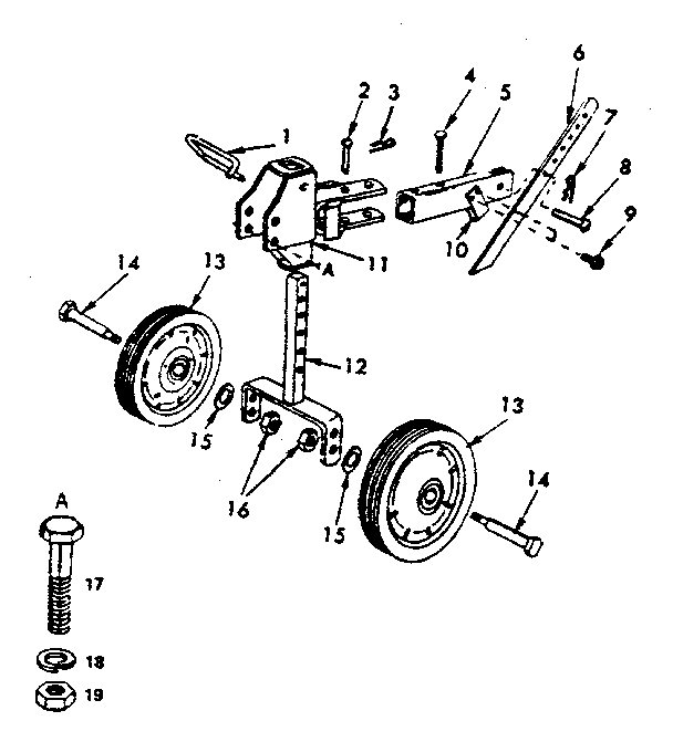 Craftsman 917298580 main frame diagram