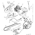 Craftsman 917351450 chain/bar and oil/fuel parts diagram