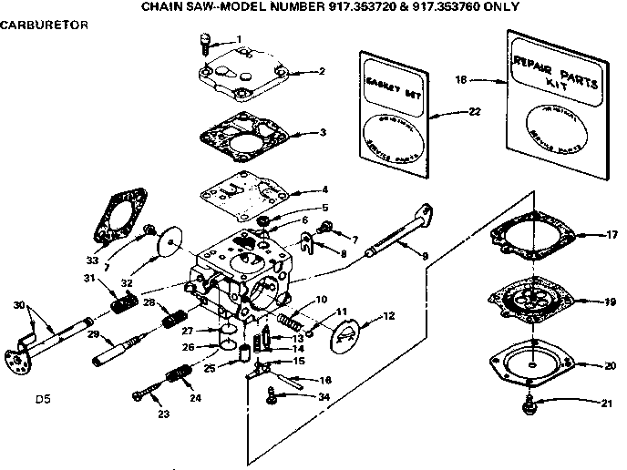 Craftsman 917353721 carburetor diagram