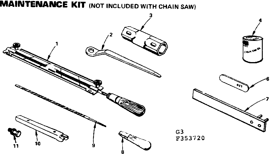 Craftsman 917353721 optional accessories diagram