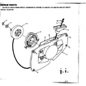 Craftsman 917353736 recoil starter diagram