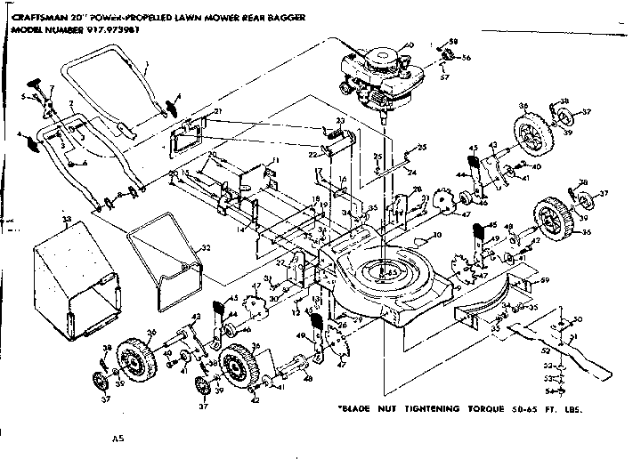 Craftsman 917973981 replacement parts diagram