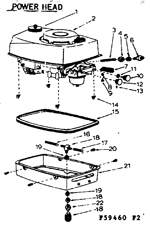 Craftsman 21759460 power head diagram