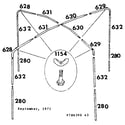 Sears 308786390 frame assembly diagram