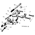 Sears 502474220 front derailleur diagram