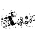 Sears 502474220 rear derailleur diagram