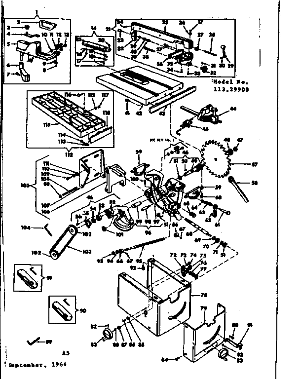 Craftsman 11329900 unit diagram
