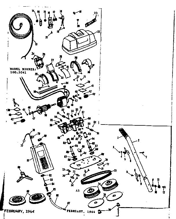 Kenmore 1005041 unit parts diagram