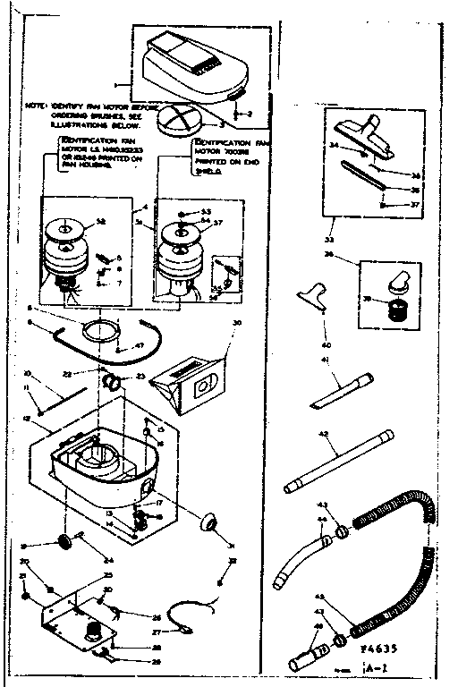Kenmore 1164735 unit parts diagram