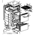 Kenmore 1033023210 cabinet diagram