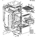 Kenmore 1033053410 body section diagram