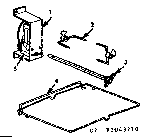 Kenmore 1033053710 rotisserie diagram