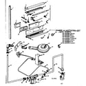 Kenmore 1033055000 burner section and controls diagram