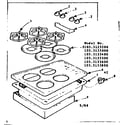 Kenmore 1033133000 maintop and body section diagram