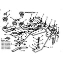Kenmore 1033153610 burner section diagram