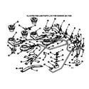 Kenmore 1033155400 burner section diagram