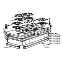 Kenmore 1033173510 maintop & body section diagram