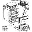 Kenmore 1034055500 body section diagram
