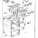 Kenmore 1034073500 control panel and element section diagram