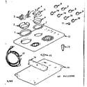Kenmore 1034133500 maintop and element section diagram