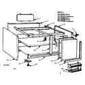 Kenmore 1037094010 39" base cabinet diagram