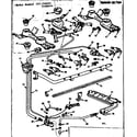 Kenmore 103716631 burner section diagram