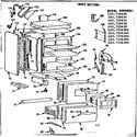 Kenmore 103725634 body section diagram