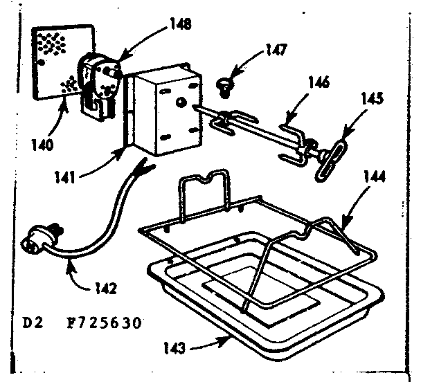 Kenmore 103725638 optional equipment diagram