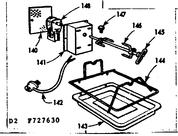 Kenmore 103727634 optional equipment diagram