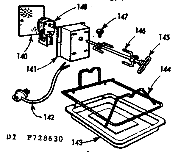 Kenmore 1037286344 optional equipment diagram