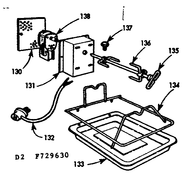 Kenmore 103729630 optional equipment diagram