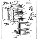 Kenmore 1037325004 body section diagram