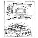 Kenmore 1037374404 backguard and maintop diagram
