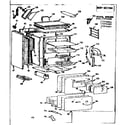 Kenmore 1037374404 body section diagram