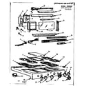 Kenmore 1037374414 backguard & maintop diagram