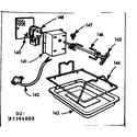 Kenmore 1037394000 optional oven rotisserie diagram