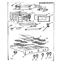 Kenmore 1037424414 backguard and maintop diagram