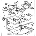 Kenmore 1037424414 burner section diagram