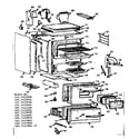 Kenmore 1037425800 body section diagram