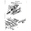 Kenmore 1037485404 main top section diagram