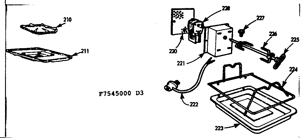 Kenmore 1037545604 accessory diagram