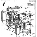 Kenmore 1037556304 body section diagram