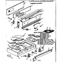 Kenmore 1037685004 backguard and maintop diagram