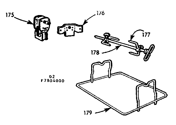 Kenmore 1037804400 opt. oven rotisserie diagram