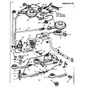 Kenmore 1037824000 burner section diagram