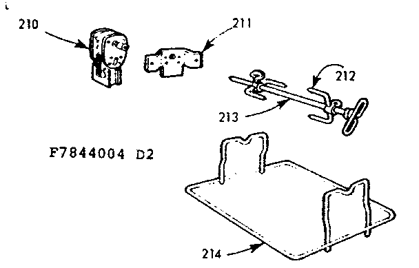 Kenmore 1037844404 rotisserie diagram