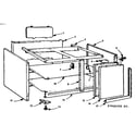 Kenmore 1037926350 30 in. base cabinet diagram
