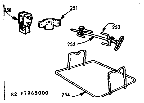 Kenmore 1037965404 optional equipment diagram